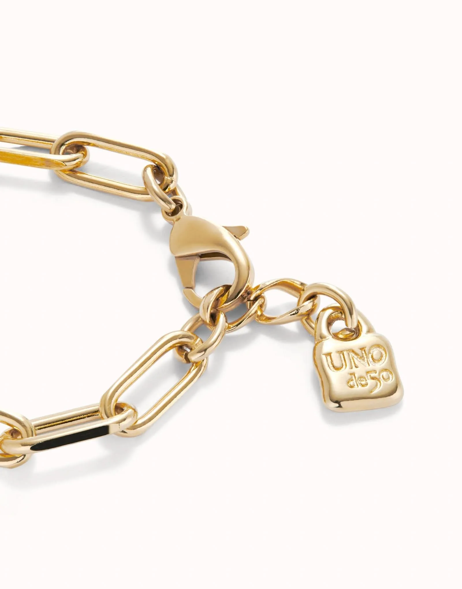 18k Gold Plated Metal Bracelet PUL2468ORO000 Unode50 Jewelry And Accessories