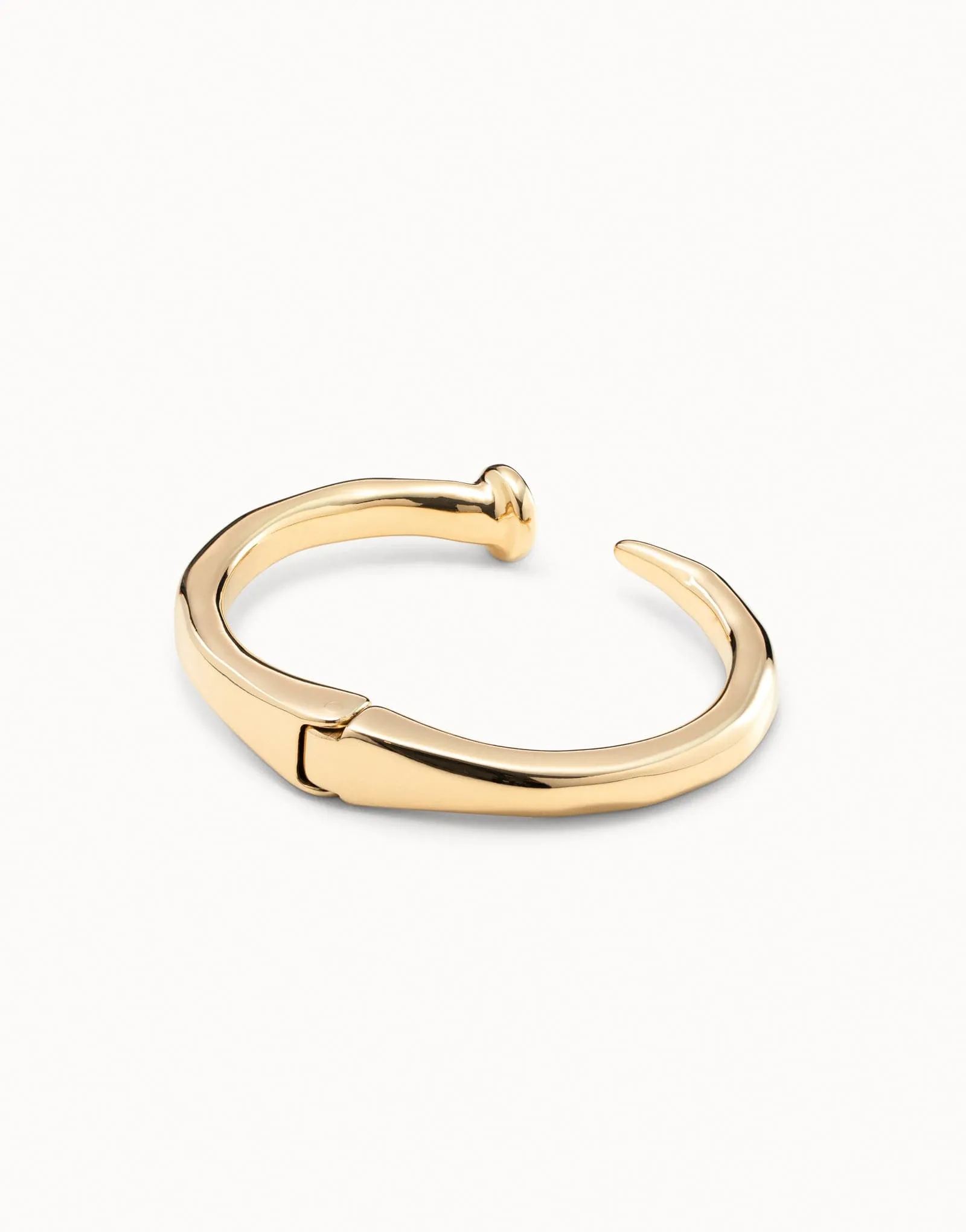18k Gold Plated San Valentin Gold Bangle Bracelet PUL1821ORO0000 Unode50 Jewelry And Accessories