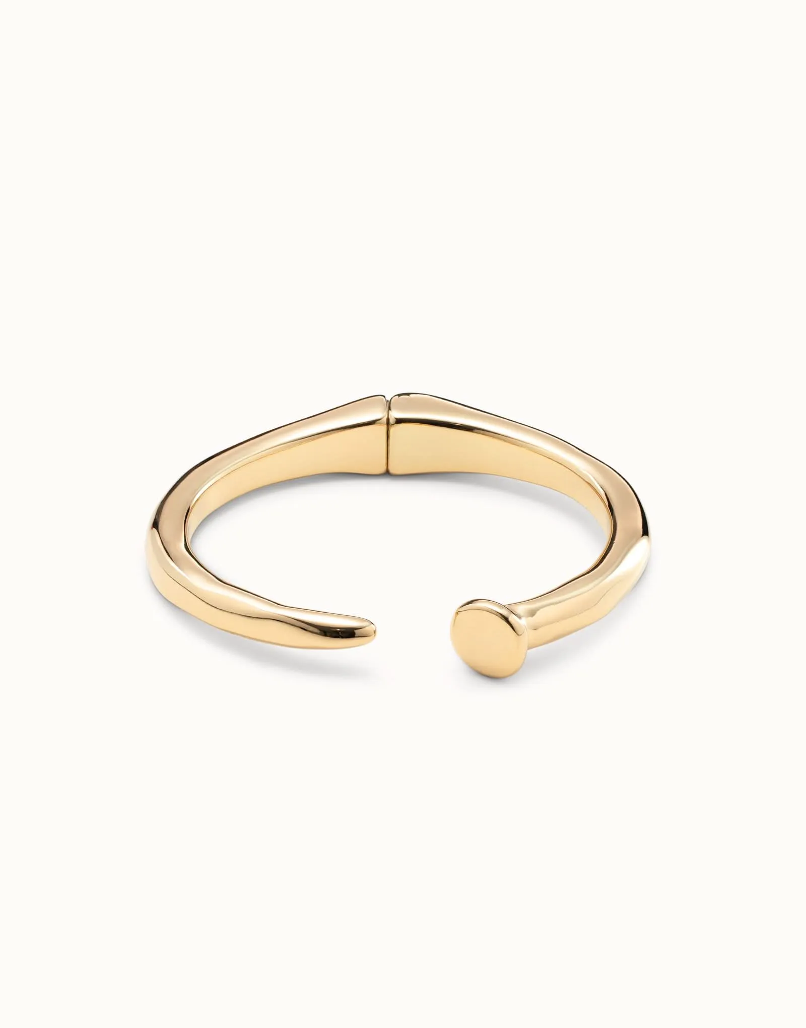 18k Gold Plated San Valentin Gold Bangle Bracelet PUL1821ORO0000 Unode50 Jewelry And Accessories