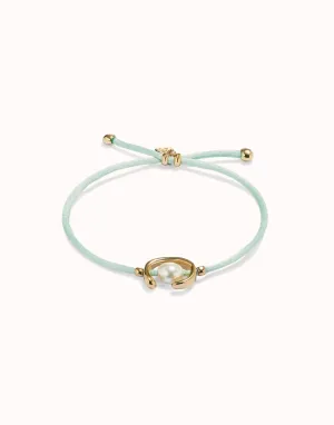 18k Gold Plated Ser Diferente Aqua Green Bracelet PUL2505VDAORO0M Unode50 Jewelry And Accessories