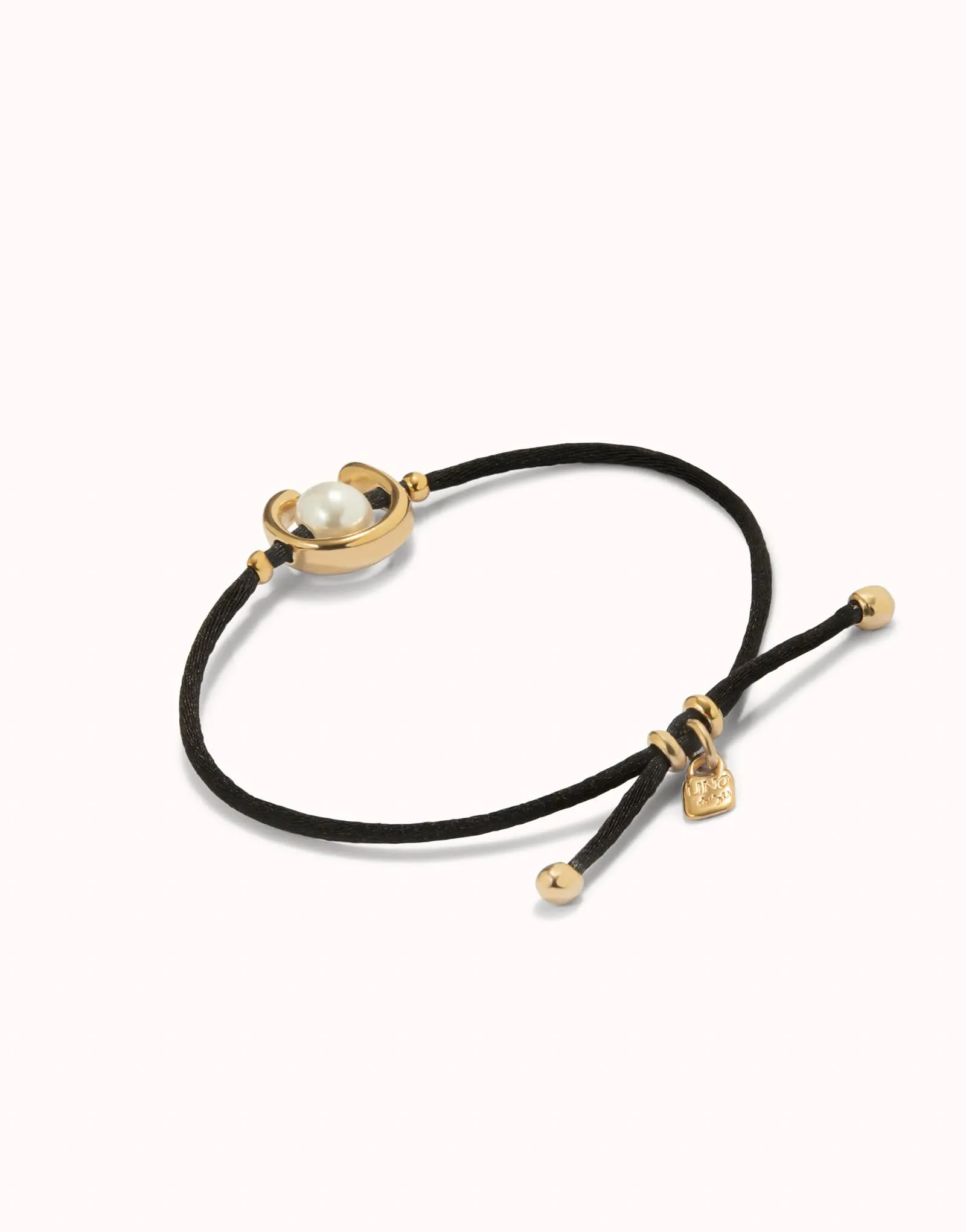 18k Gold Plated Ser Diferente Black Bracelet PUL2505NGRORO0M Unode50 Jewelry And Accessories