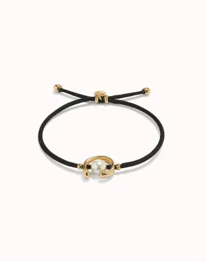18k Gold Plated Ser Diferente Black Bracelet PUL2505NGRORO0M Unode50 Jewelry And Accessories