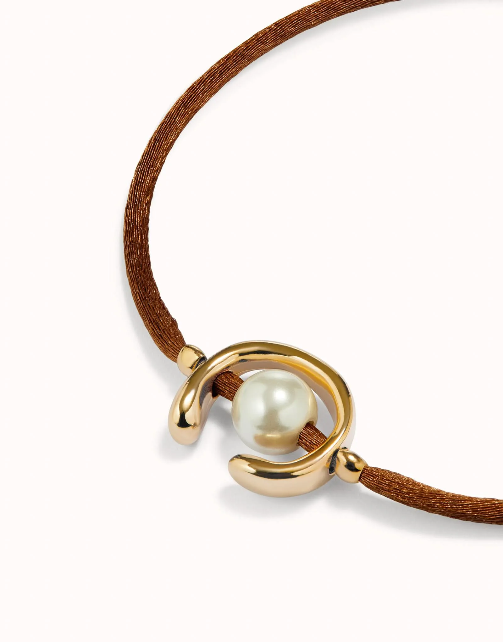 18k Gold Plated Ser Diferente Brown Bracelet PUL2505MARORO0M Unode50 Jewelry And Accessories