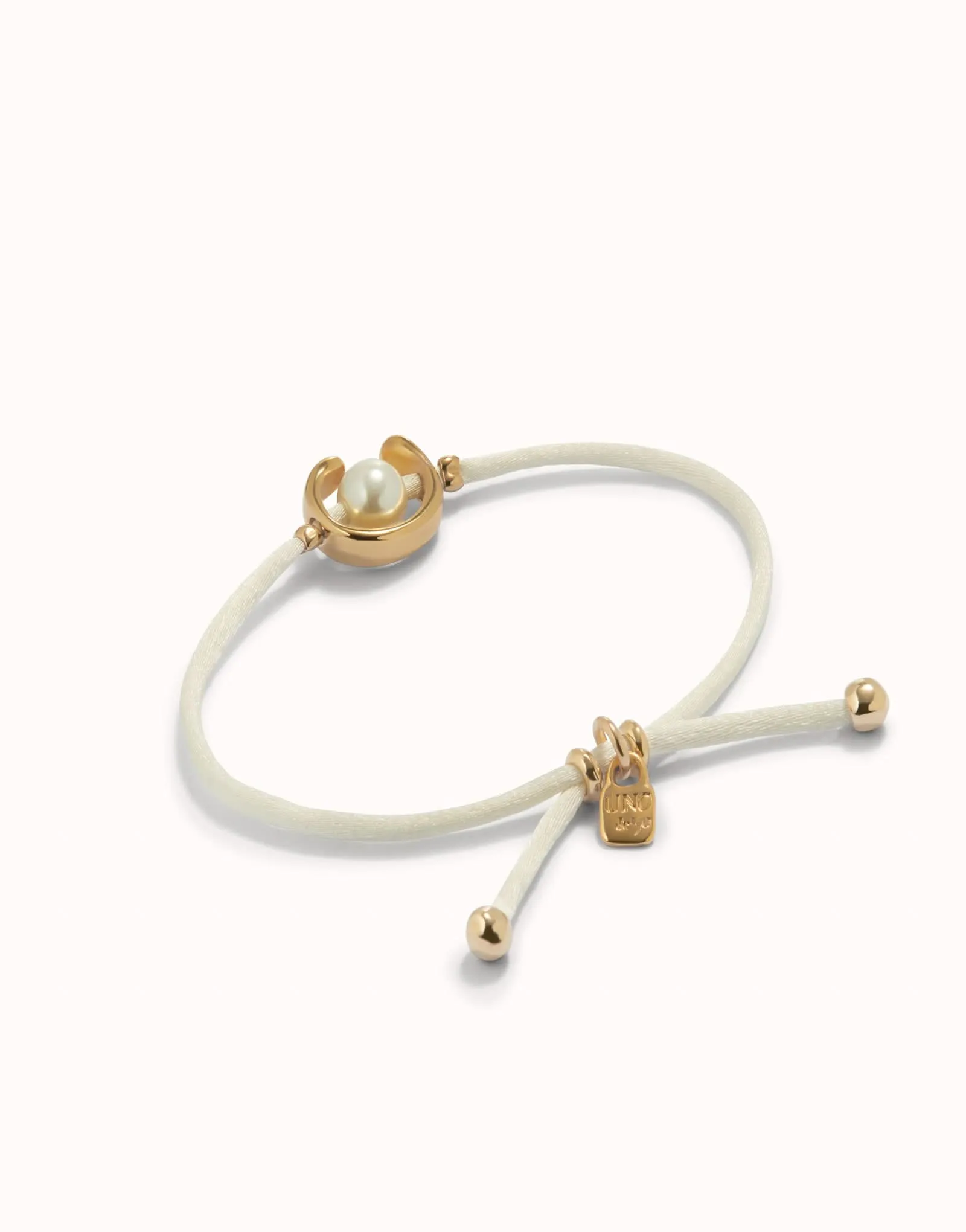 18k Gold Plated Ser Diferente Cream Bracelet PUL2505CREORO0M Unode50 Jewelry And Accessories