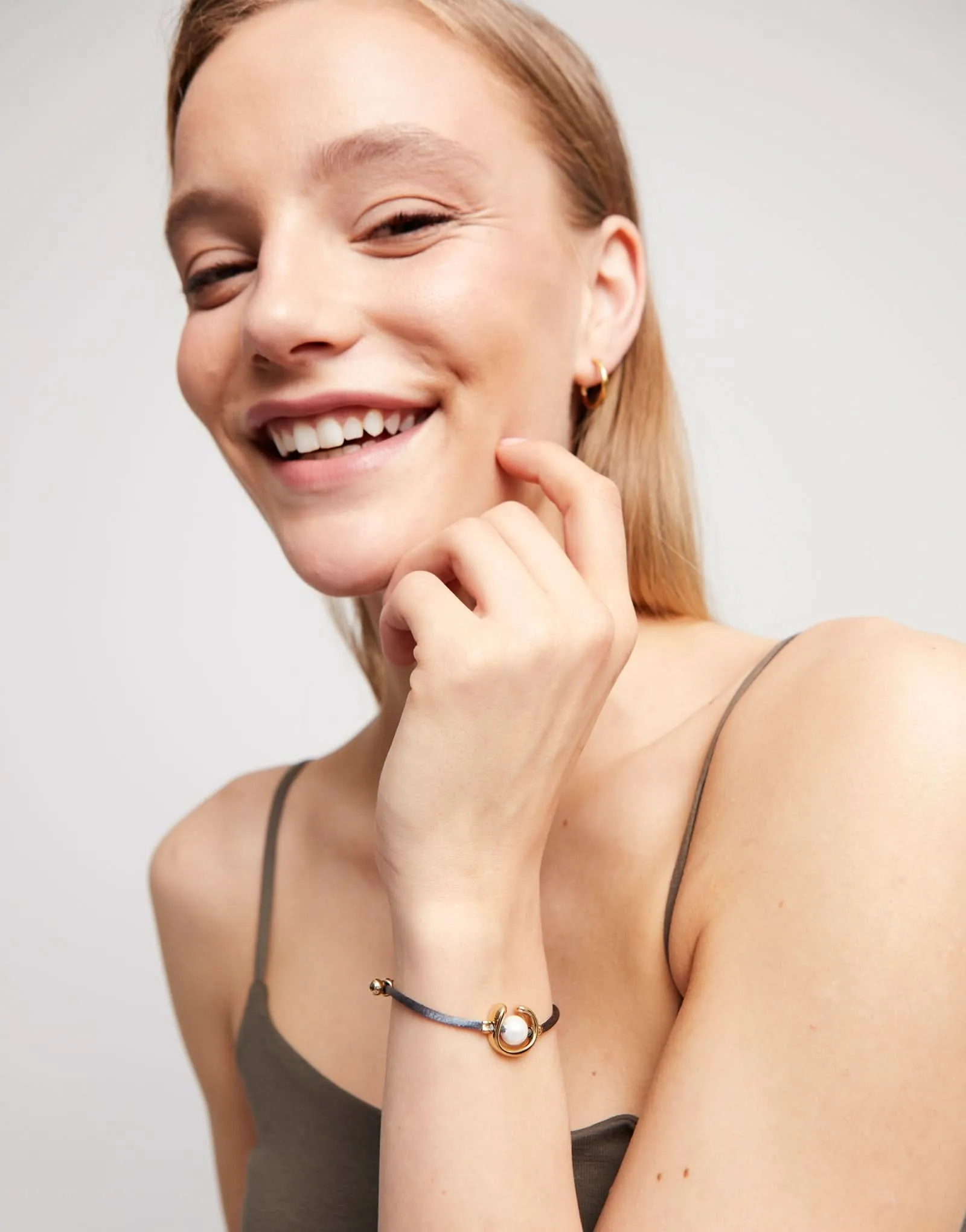 18k Gold Plated Ser Diferente Grey Bracelet PUL2505GRSORO0M Unode50 Jewelry And Accessories