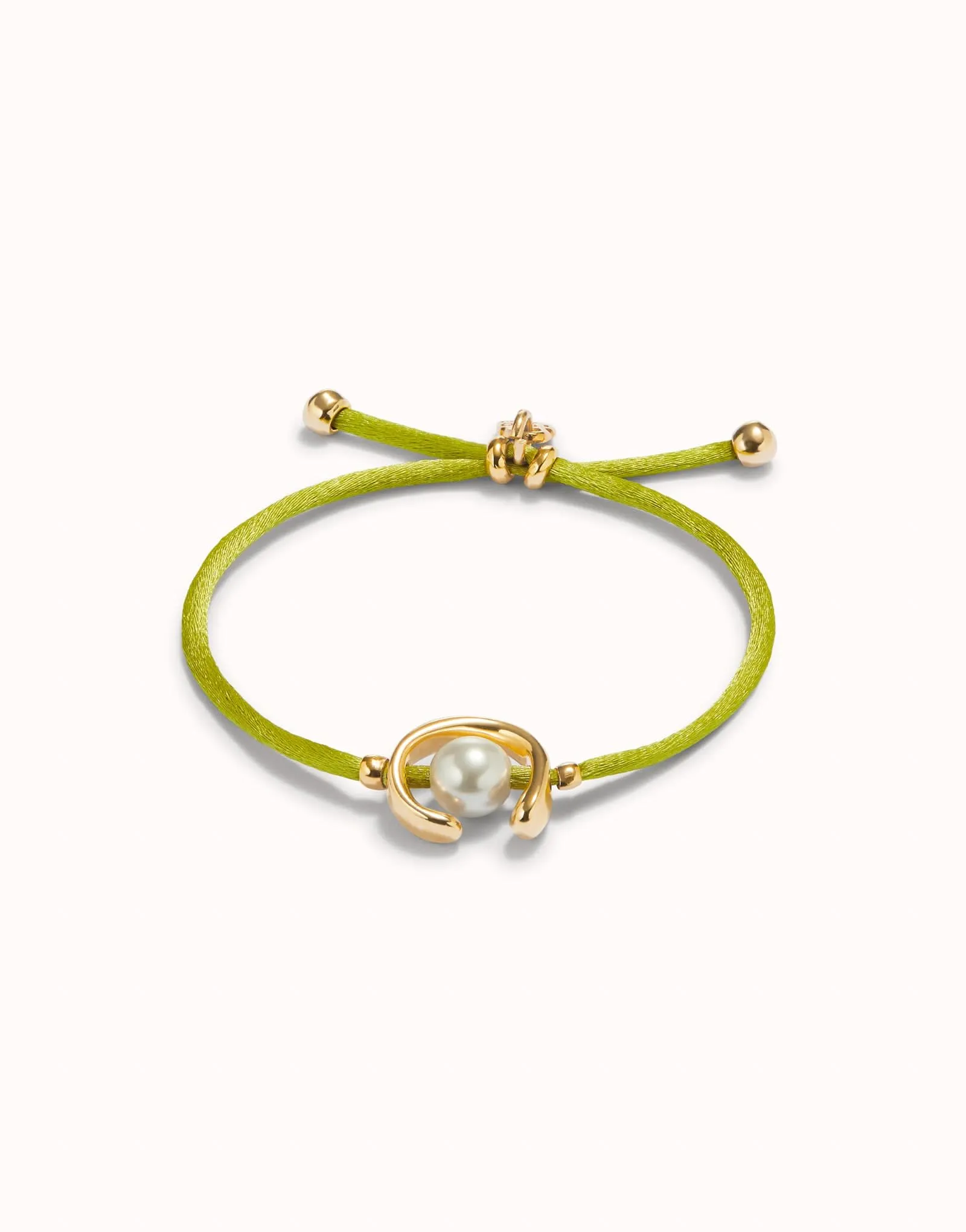 18k Gold Plated Ser Diferente Lime Green Bracelet PUL2505VDLORO0M Unode50 Jewelry And Accessories