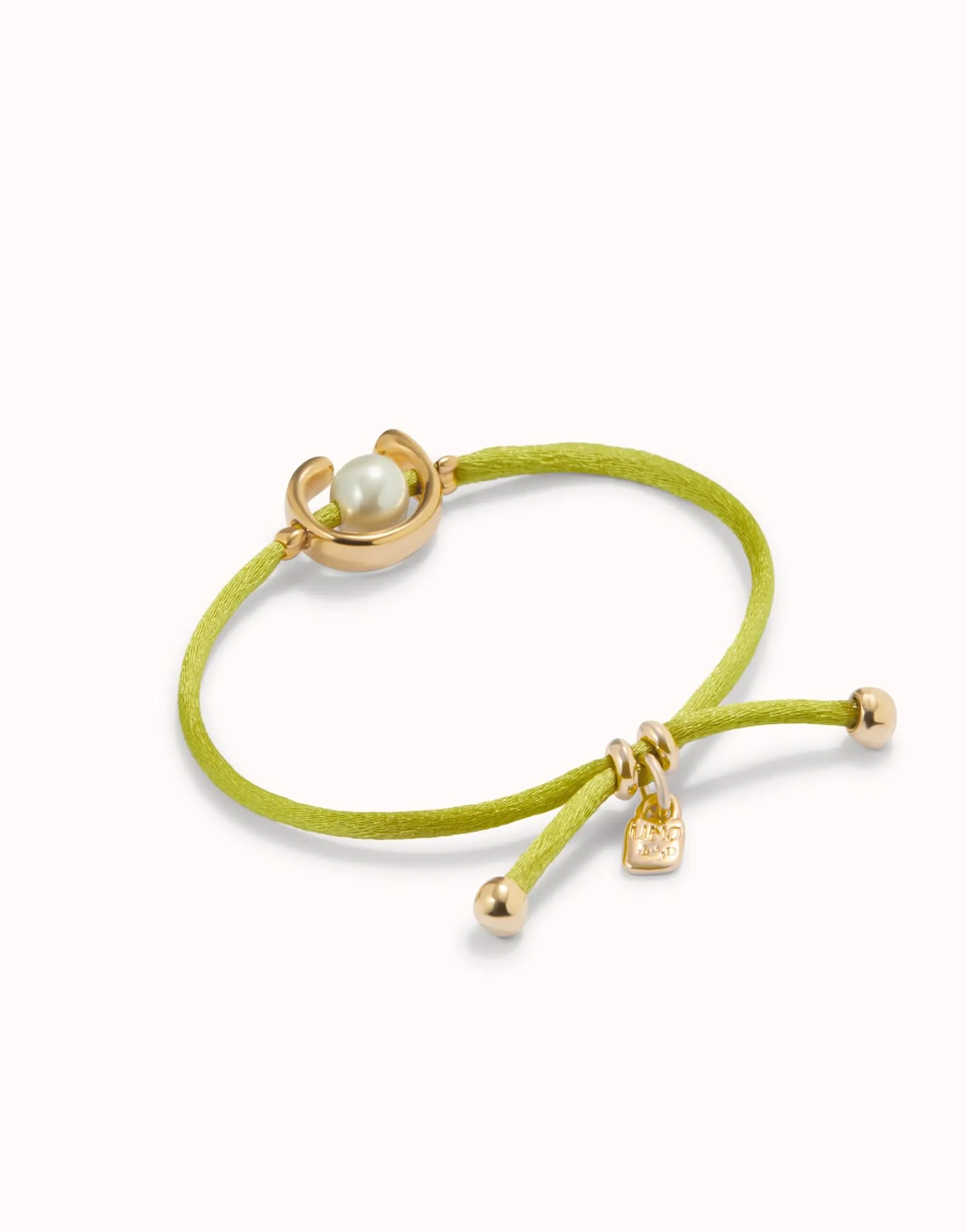 18k Gold Plated Ser Diferente Lime Green Bracelet PUL2505VDLORO0M Unode50 Jewelry And Accessories