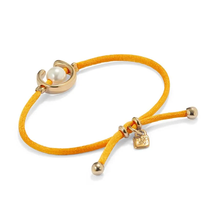 18k Gold Plated Ser Diferente Orange Bracelet PUL2505NRJORO0M Unode50 Jewelry And Accessories