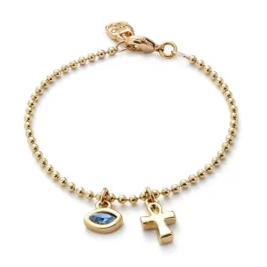 18k Gold Plated Ser Unico Blue Bracelet PUL2560AZUORO0 Unode50 Jewelry And Accessories