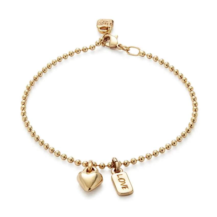 18k Gold Plated Ser Unico Gold Bracelet PUL2561ORO0000 Unode50 Jewelry And Accessories