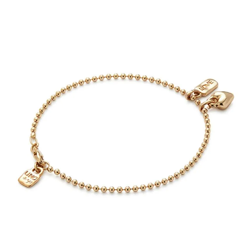 18k Gold Plated Ser Unico Gold Bracelet PUL2561ORO0000 Unode50 Jewelry And Accessories