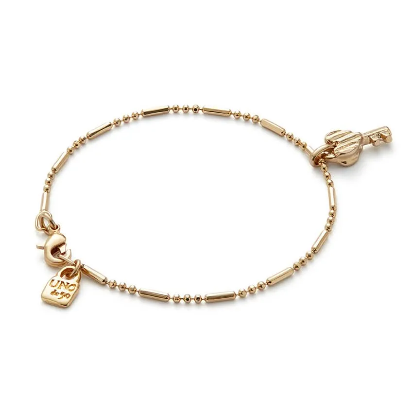 18k Gold Plated Ser Unico Gold Bracelet PUL2571ORO0000 Unode50 Jewelry And Accessories