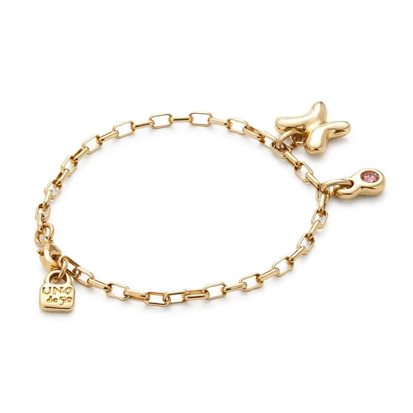 18k Gold Plated Ser Unico Purple Bracelet PUL2570MORORO0 Unode50 Jewelry And Accessories