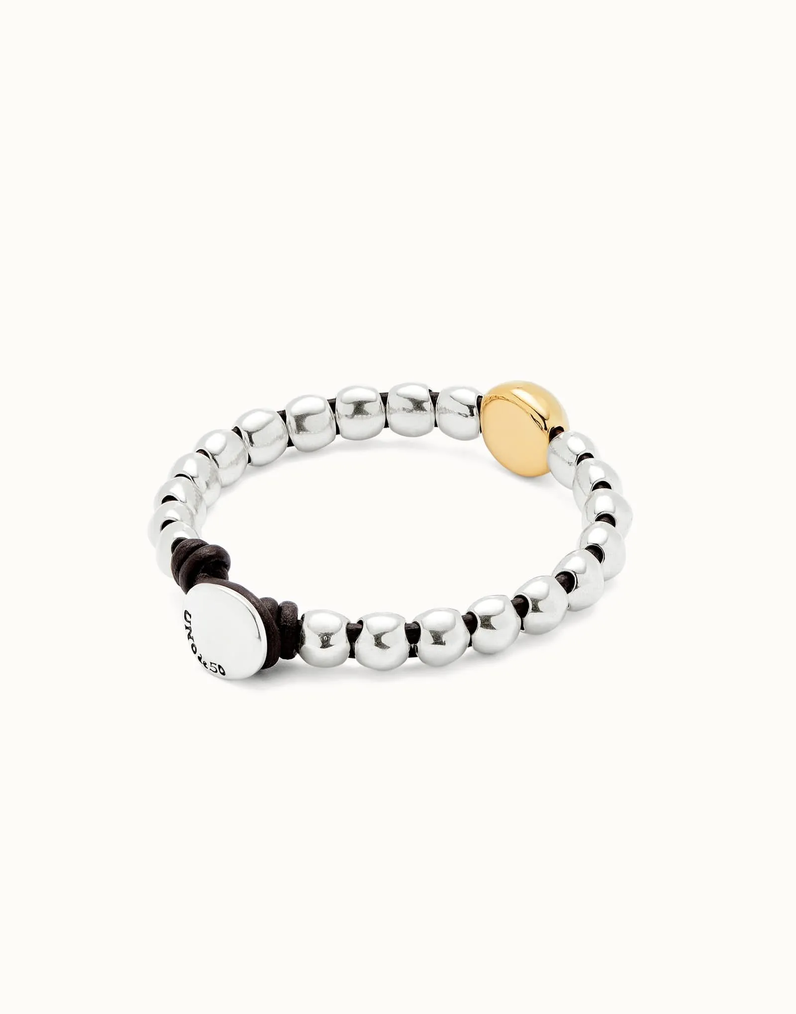 18k Gold Sterling Silver Plated Ser Intrepida Gold Bracelet PUL2523OROMTL0 Unode50 Jewelry And Accessories