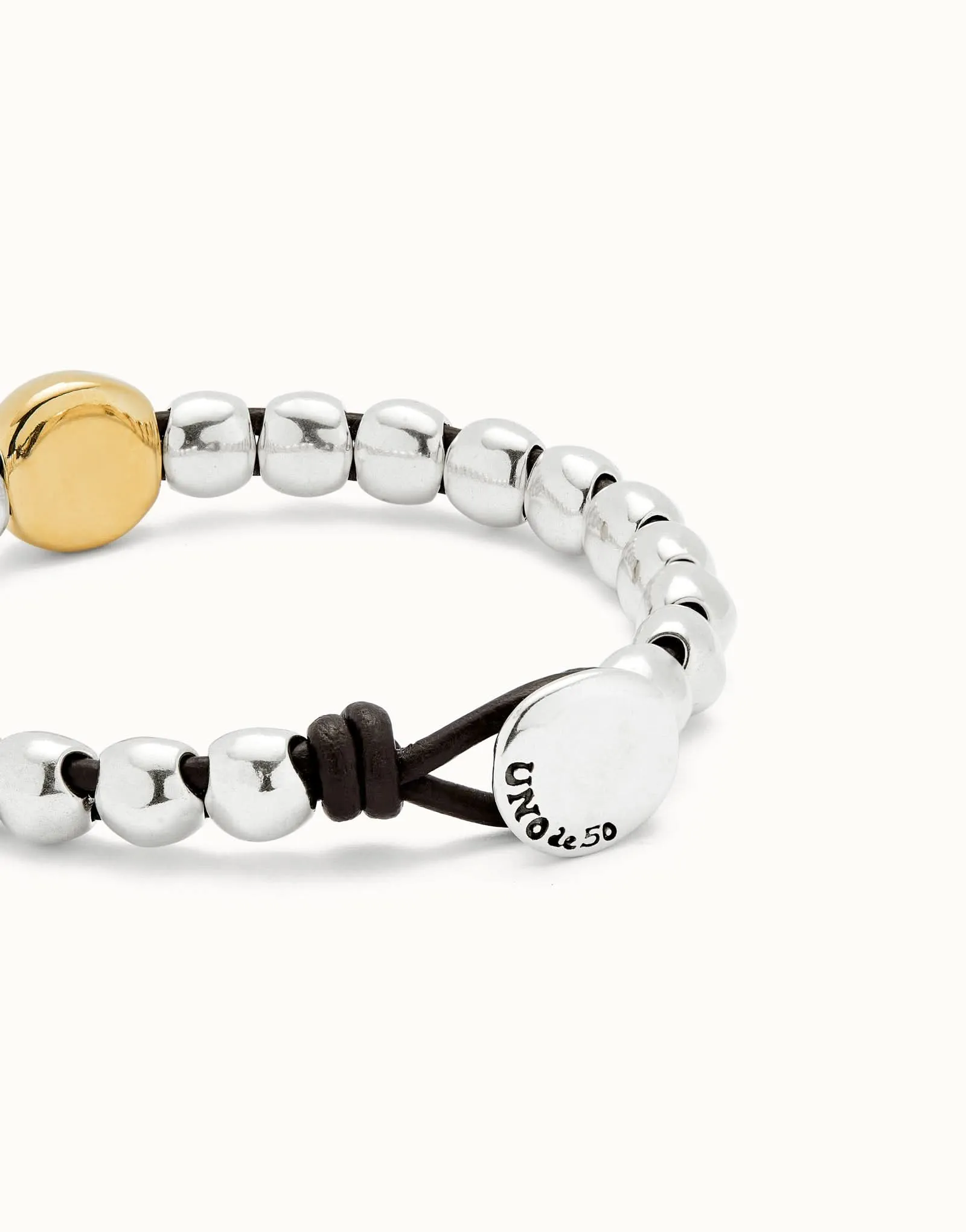 18k Gold Sterling Silver Plated Ser Intrepida Gold Bracelet PUL2523OROMTL0 Unode50 Jewelry And Accessories