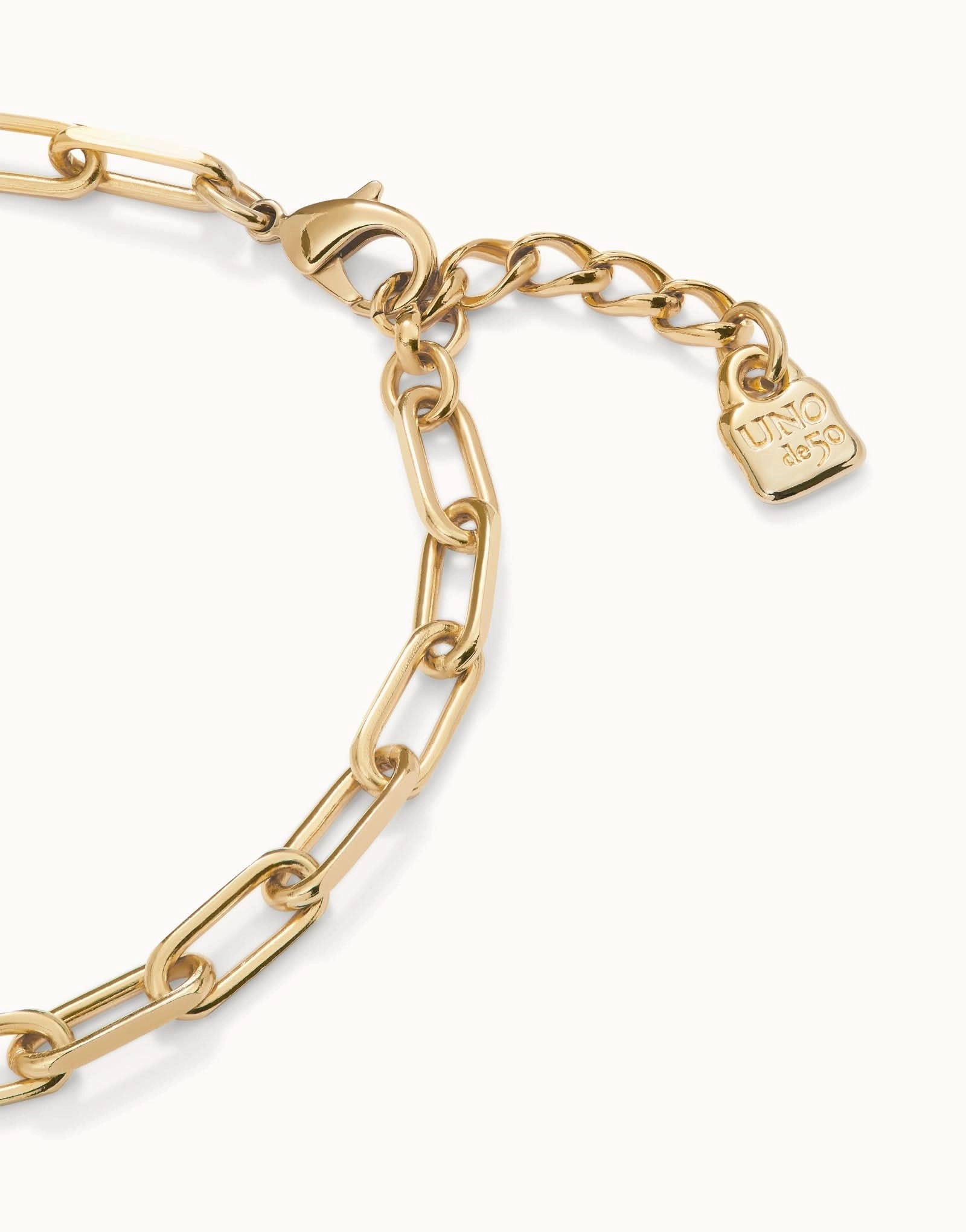 18k Gold Plated Metal Necklace COL1944ORO000 Unode50 Jewelry And Accessories