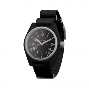 34mm Black General Purpose Quartz Date (GPQ) Nylon DEFSTAN Watch