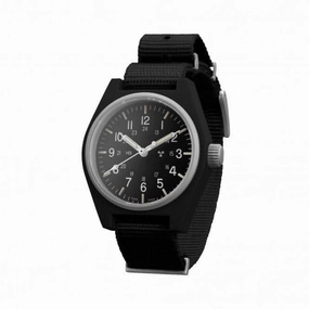 34mm Black General Purpose Quartz (GPQ) Nylon DEFSTAN Watch