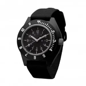 41mm Black Pilot's Navigator Ballistic Nylon Watch