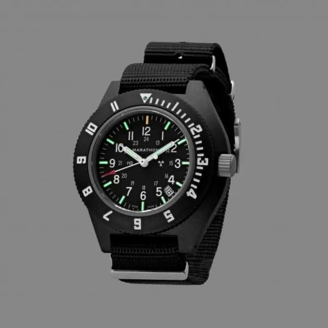 41mm Black Pilot's Navigator Date Nylon DEFSTAN Watch
