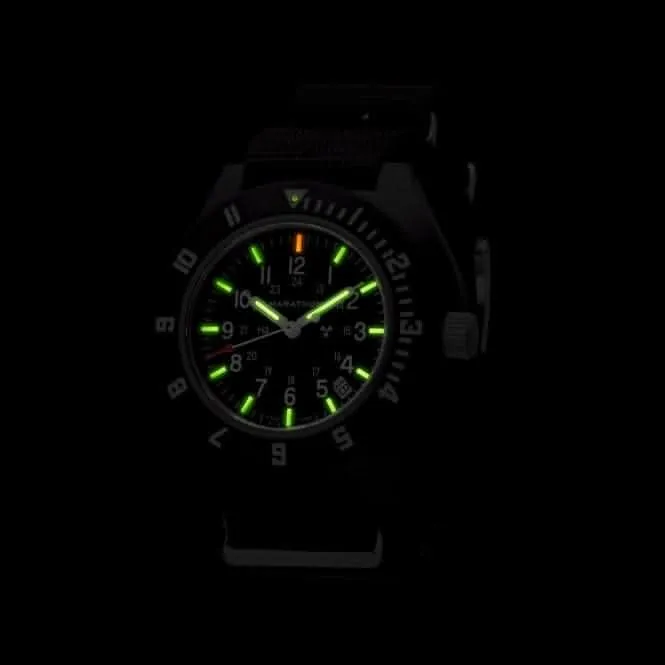41mm Black Pilot's Navigator Date Nylon DEFSTAN Watch