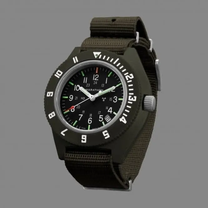 41mm Sage Green Pilot's Navigator Date Nylon DEFSTAN Watch