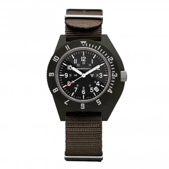 41mm Sage Green Pilot's Navigator Date Nylon DEFSTAN Watch