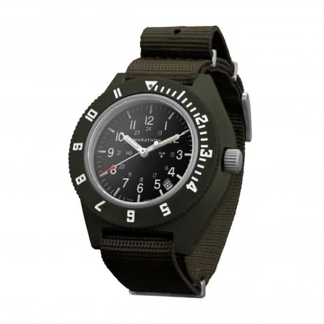 41mm Sage Green Pilot's Navigator Date Nylon DEFSTAN Watch