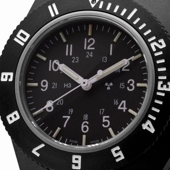 41mm Black Pilot's Navigator Ballistic Nylon Watch