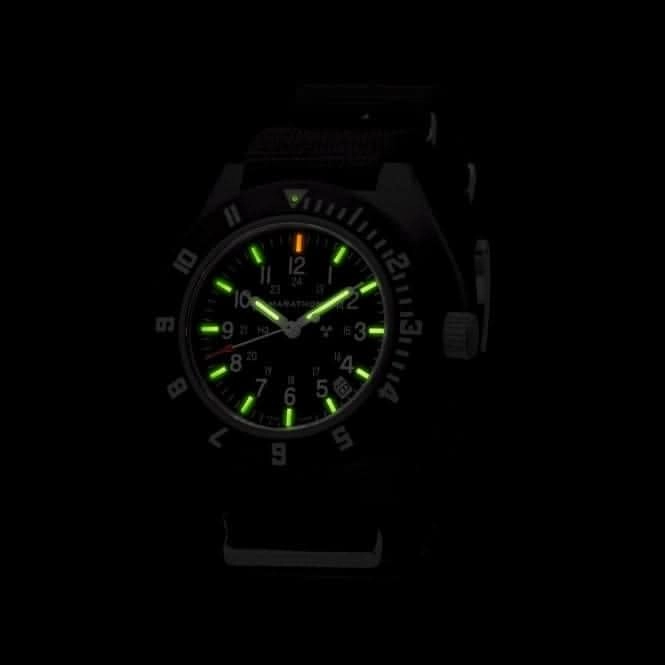 41mm Black Pilot's Navigator Date Ballistic Nylon Watch