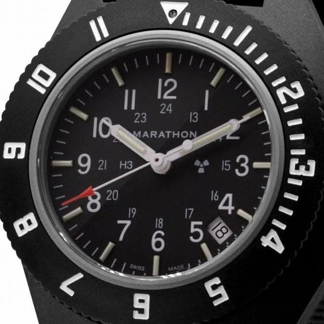 41mm Black Pilot's Navigator Date Nylon DEFSTAN Watch
