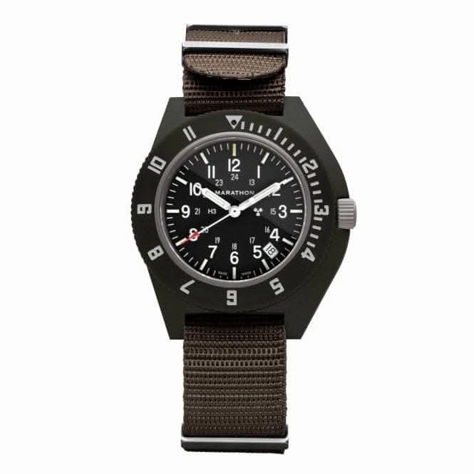 41mm Sage Green Pilot's Navigator Date Nylon DEFSTAN Watch
