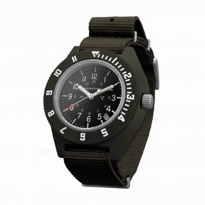 41mm Sage Green Pilot's Navigator Date Nylon DEFSTAN Watch