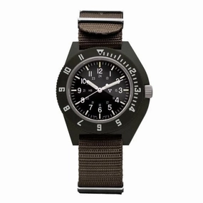 41mm Sage Green Pilot's Navigator Nylon DEFSTAN Watch
