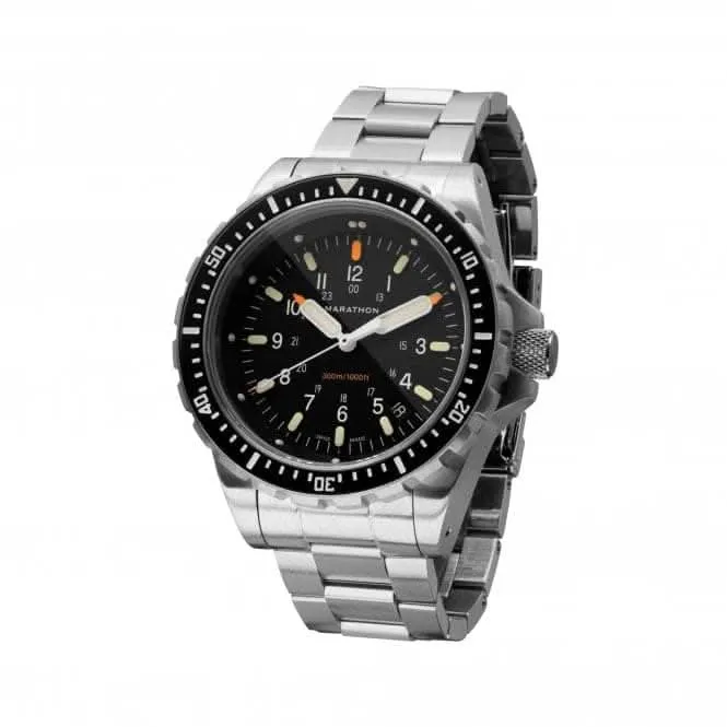 46mm Jumbo Diver's Quartz (JSAR) Stainless Steel Watch