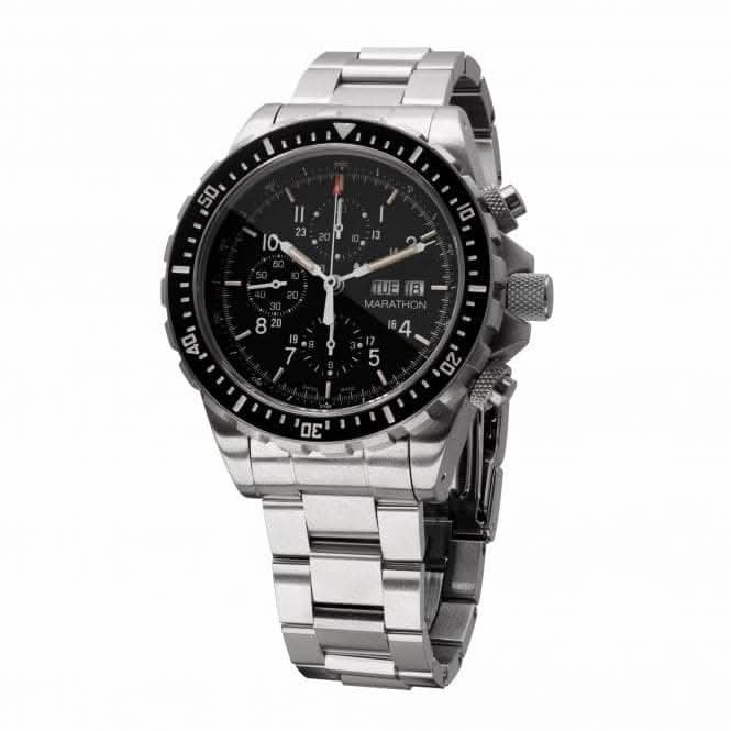 46mm Jumbo Diver Pilot's Automatic Chronograph (CSAR) Stainless Steel Watch