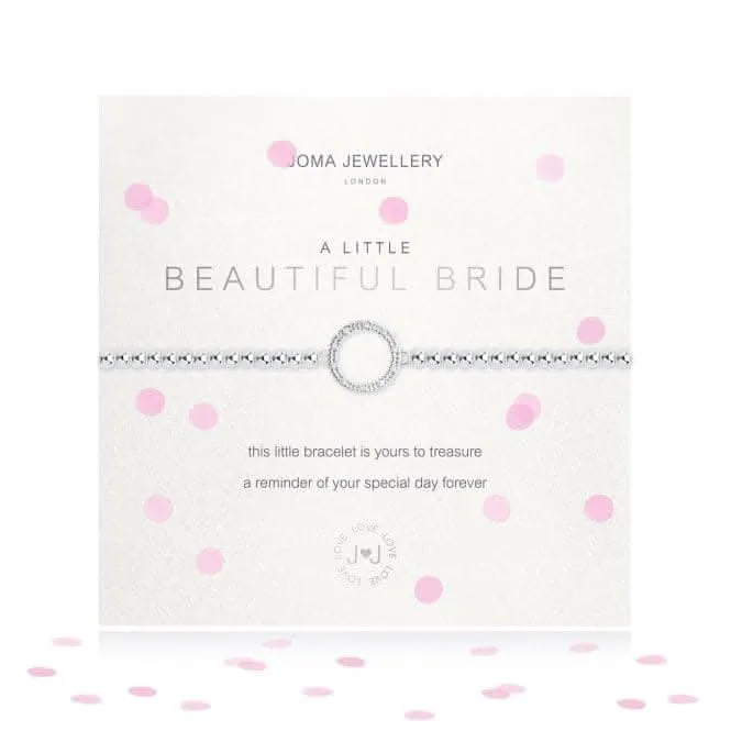A Little Beautiful Bride Silver 17.5cm Stretch Bracelet 3484 Joma Jewellery