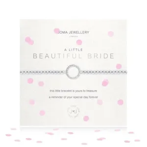 A Little Beautiful Bride Silver 17.5cm Stretch Bracelet 3484 Joma Jewellery
