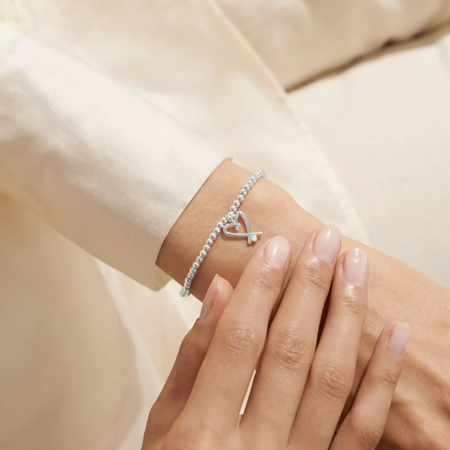 A Little Beautiful Wife Silver Plated Bracelet 8145 Joma Jewellery