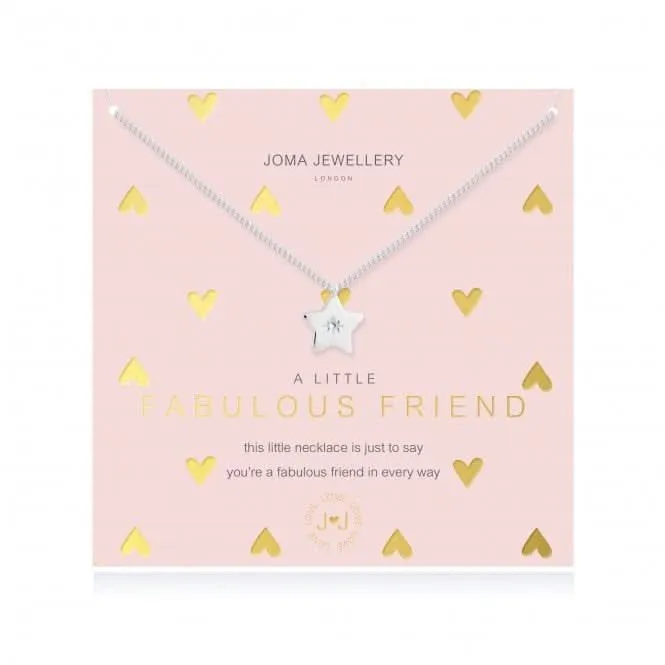 A Little Fabulous Friend Silver 46cm   5cm Extender Necklace 4387 Joma Jewellery