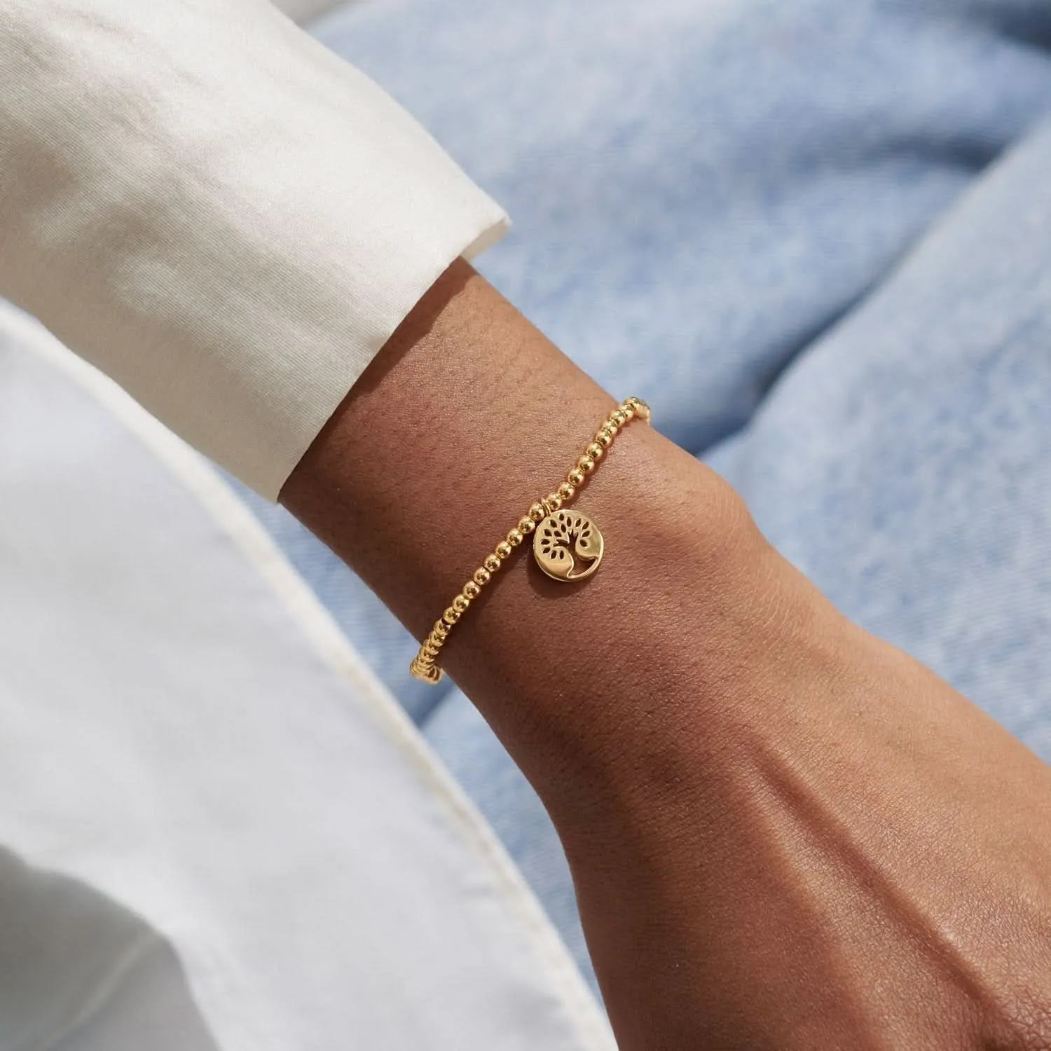A Little Family Gold Plated Bracelet 8222 Joma Jewellery
