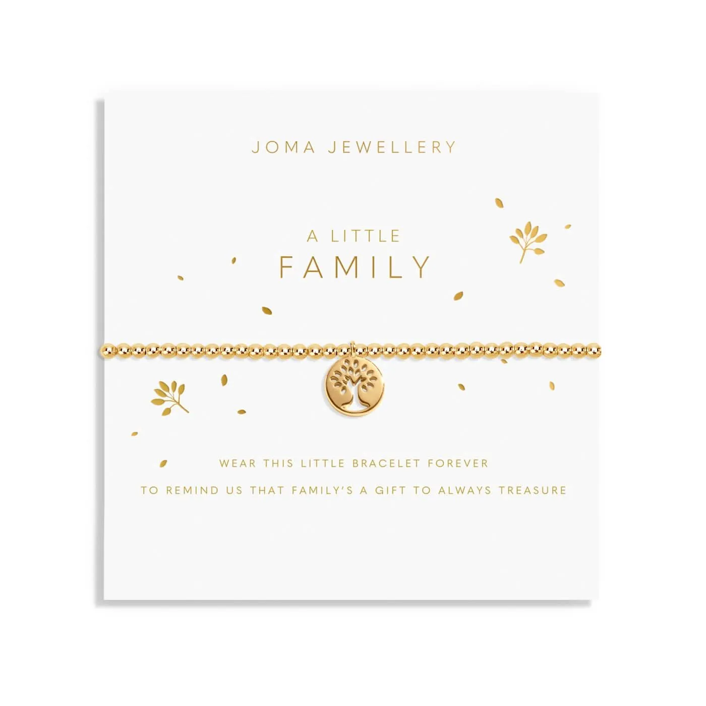 A Little Family Gold Plated Bracelet 8222 Joma Jewellery