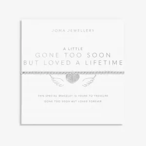 A Little Gone Too Soon But Loved A Lifetime Silver Plated 17.5cm Bracelet 7005 Joma Jewellery