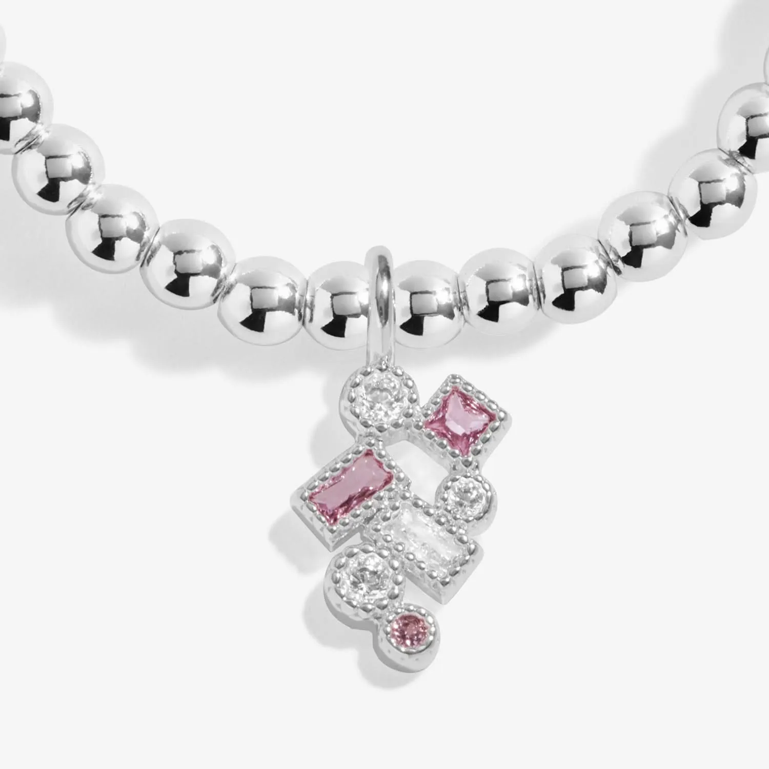 A Little Happiest of Birthdays Silver Plated Bracelet 8149 Joma Jewellery