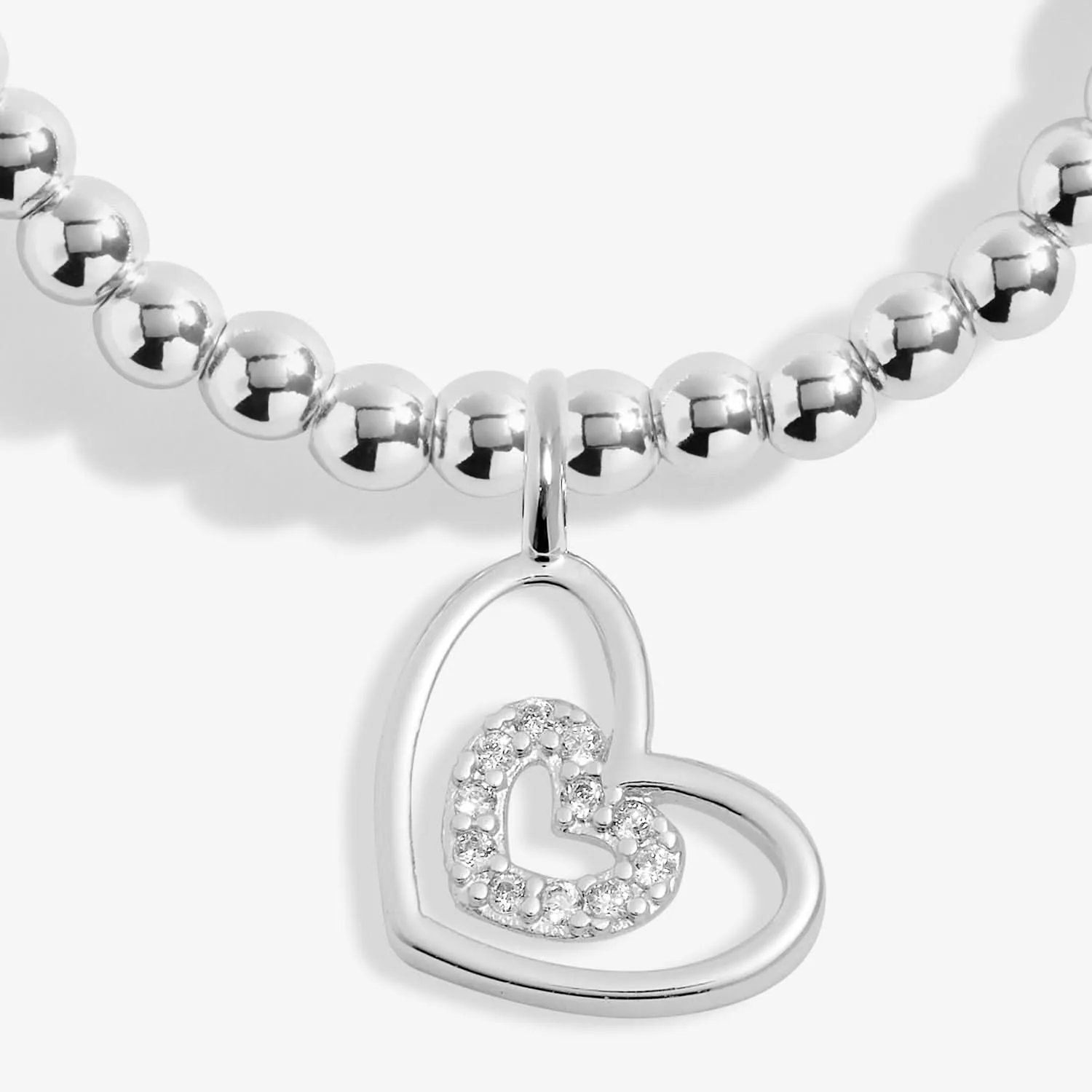 A Little Happy Birthday Auntie Silver Plated Bracelet 7408 Joma Jewellery