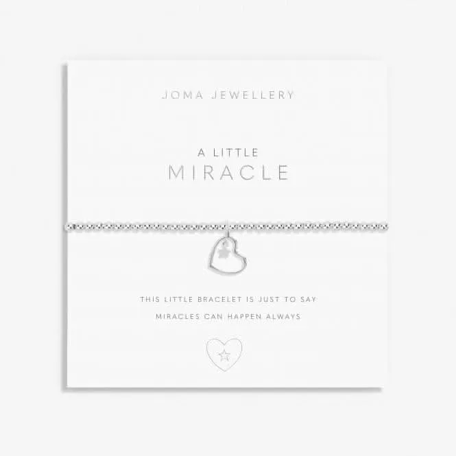 A Little Miracle Silver Plated 17.5cm Bracelet 7007 Joma Jewellery
