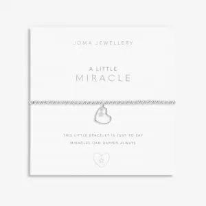 A Little Miracle Silver Plated 17.5cm Bracelet 7007 Joma Jewellery