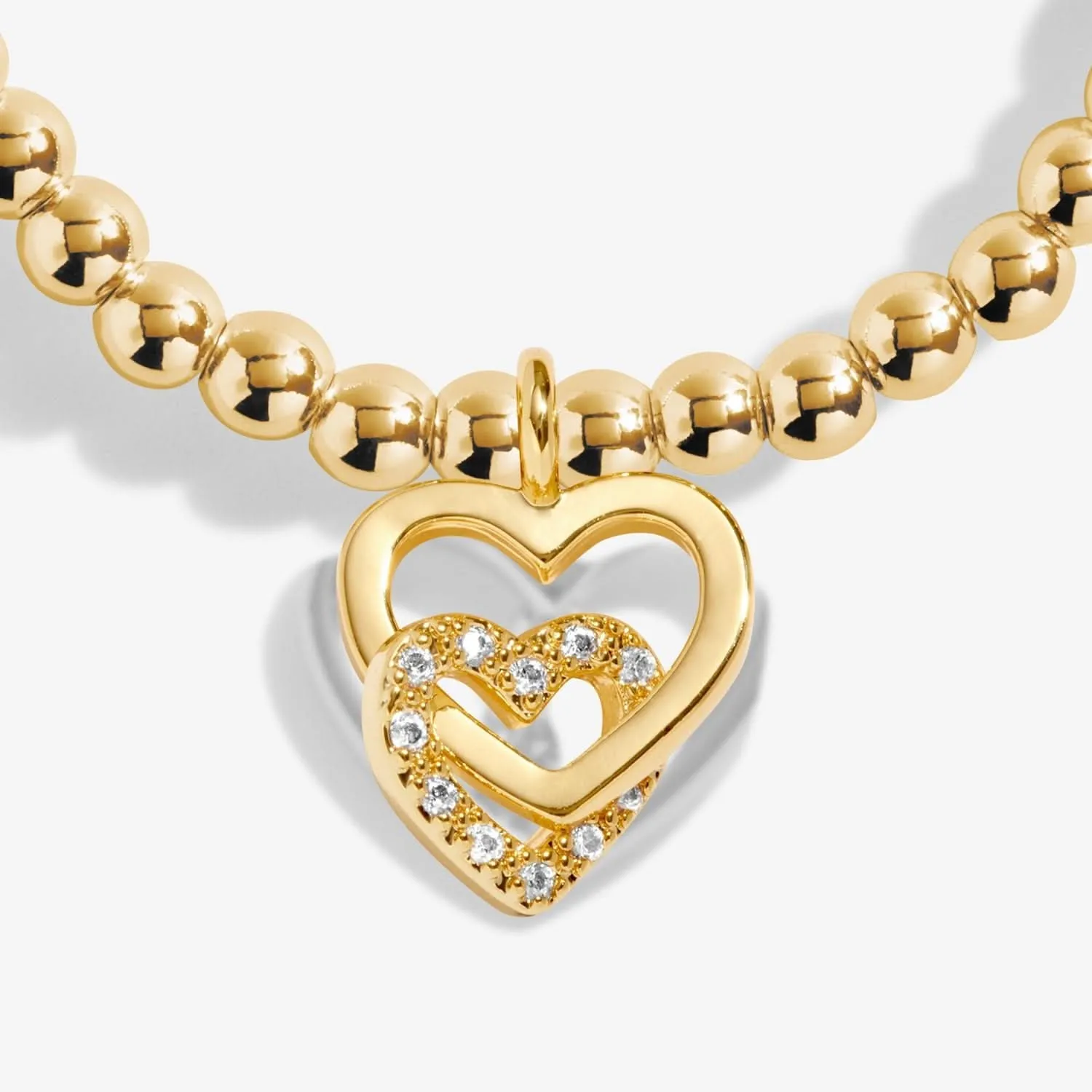A Little Mother And Daughter Gold Plated Bracelet 8218 Joma Jewellery