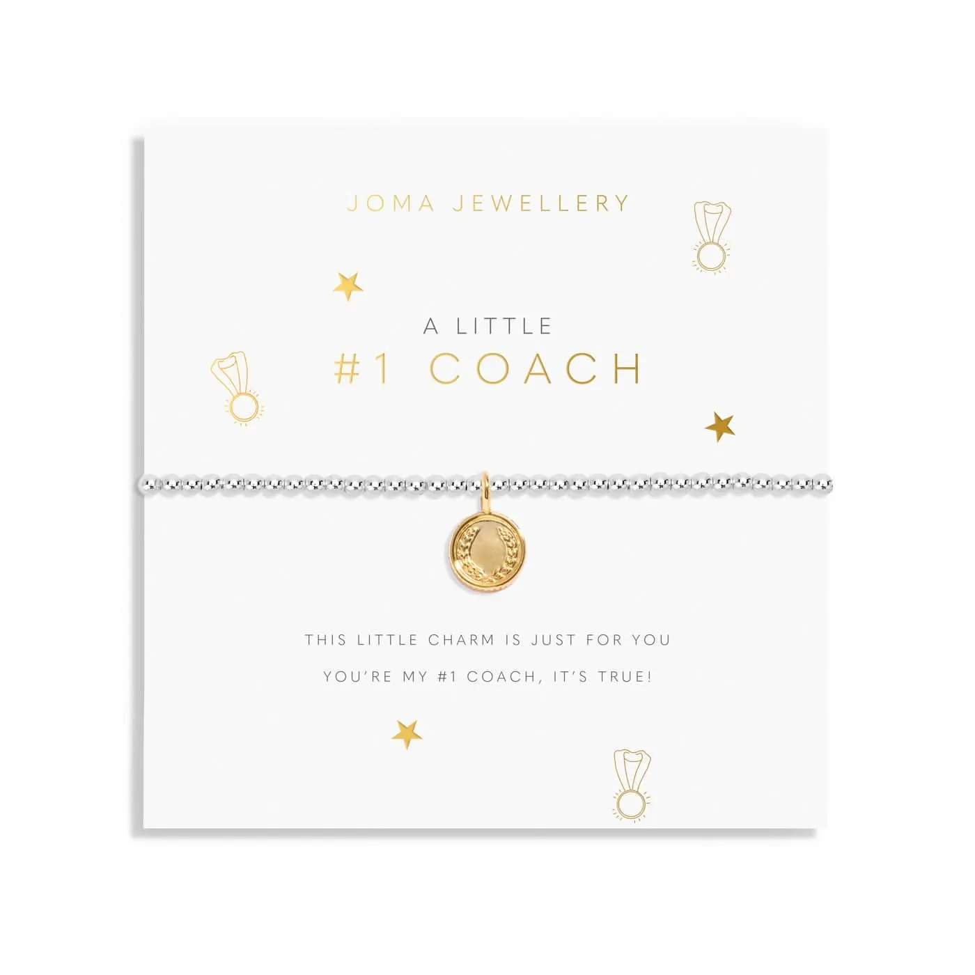 A Little Number One Coach Silver & Gold Plated Bracelet 8143 Joma Jewellery
