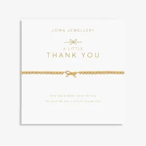 A Little Thank You Gold Plated Bracelet 8223 Joma Jewellery